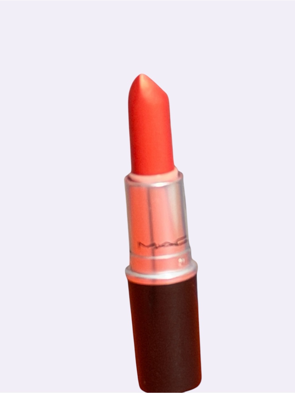 MAC CB 96 Frost Finish Shimmering Red & Gold Lipstick - Picture 11 of 12